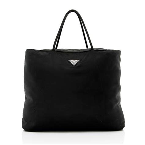 prada tessuto city tote|prada leather tote.